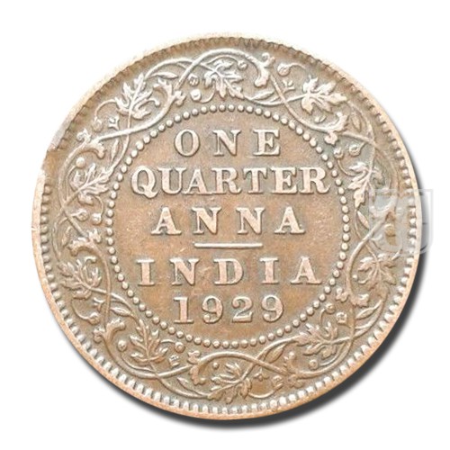 One Quarter Anna | 1929 | KM# 512,PR.670 | R