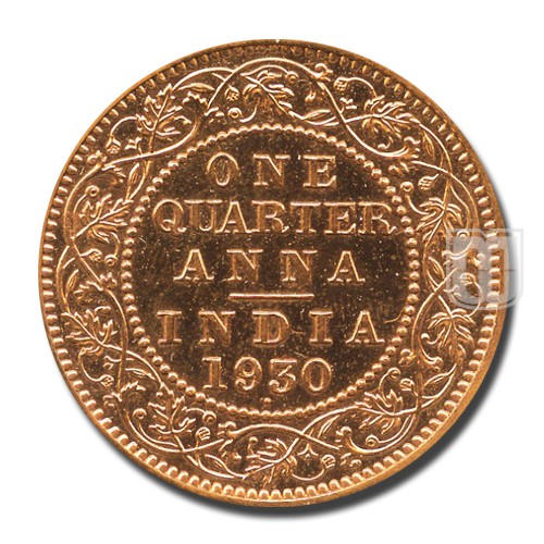 One Quarter Anna | 1930 | KM# 512 | R