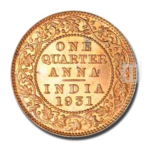 One Quarter Anna | 1931 | KM# 512,PR.672 | R