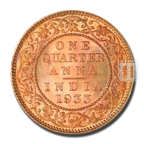 One Quarter Anna | 1933 | KM# 512,PR.673 | R