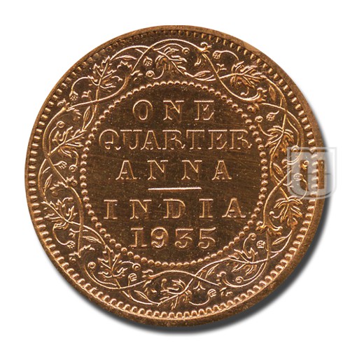 One Quarter Anna | 1935 | KM# 512 | R