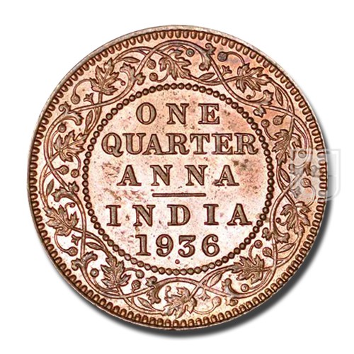 One Quarter Anna | 1936 | KM# 512,PR.683 | R