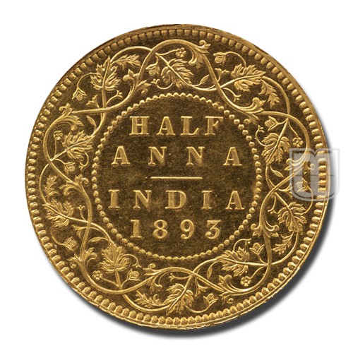 Half Anna | 1893 | KM# 487c,PS.2879 | R