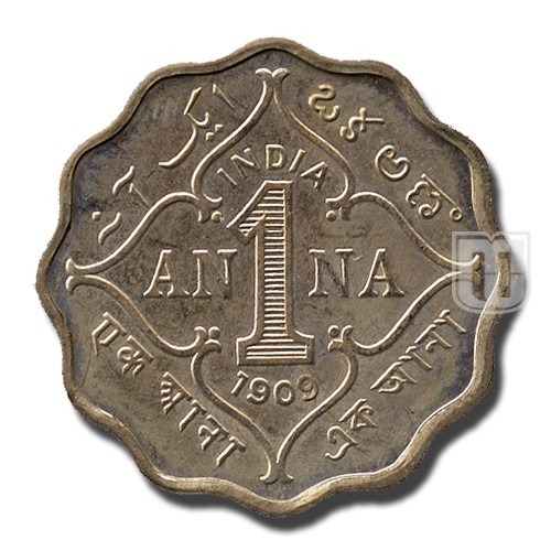 One Anna | 1909 | KM# 504 | Coins | Mintage World