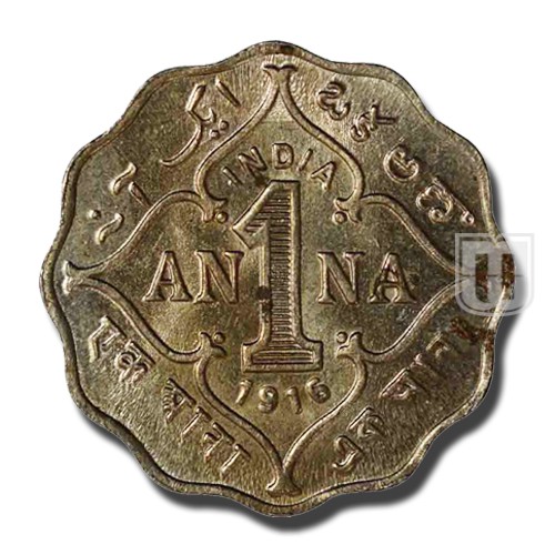 1 Anna | 1916 | KM# 513,PR.946 | R