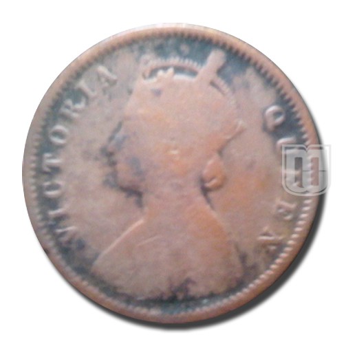 One Quarter Anna | 1876 | KM# 467,PR.636 | O