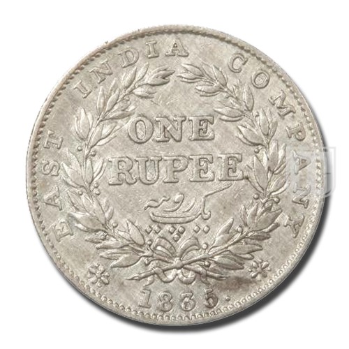Rupee | 1835 | KM# 450.4,PR.32,Ps. 1933 | R