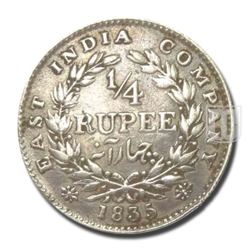 1/4 Rupee | 1835 | PR.88 | R