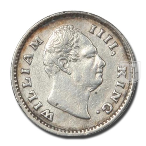 1/4 Rupee | 1835 | KM# 448.5,PR.89 | O