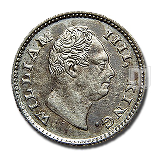 1/4 Rupee | 1835 | KM# 448.6,PR.91 | O