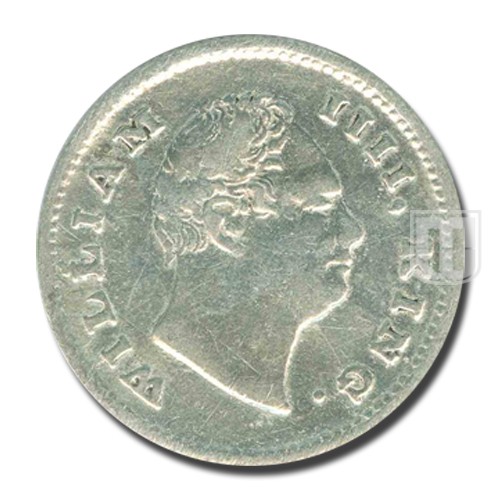1/4 Rupee | 1835 | KM# 448.3,PR.96 | O