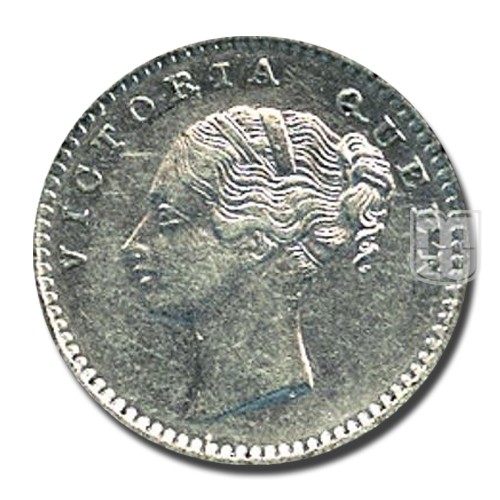 1/4 Rupee | 1840 | KM# 453.3,PR.101 | O