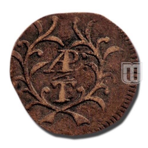 1/2 TANGA (30 REIS) | ND (1826-34) | KM  249 | R