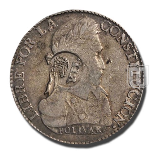 8 Reales | No Date (1834-37) | KM 100 | O