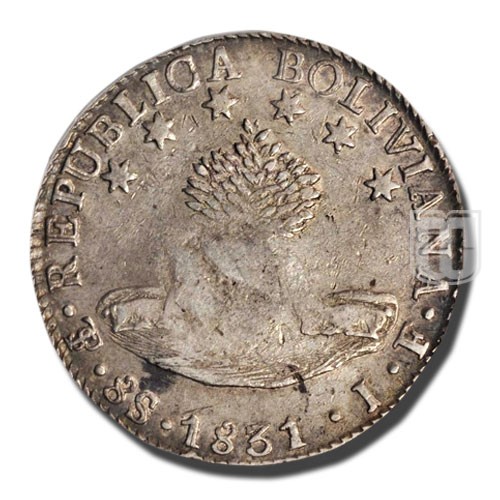 8 Reales | No Date (1834-37) | KM 100 | R