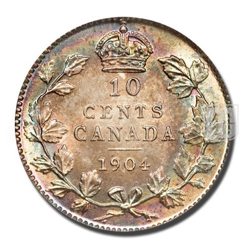 Ten Cents | 1904 | KM 10 | Coins | Mintage World