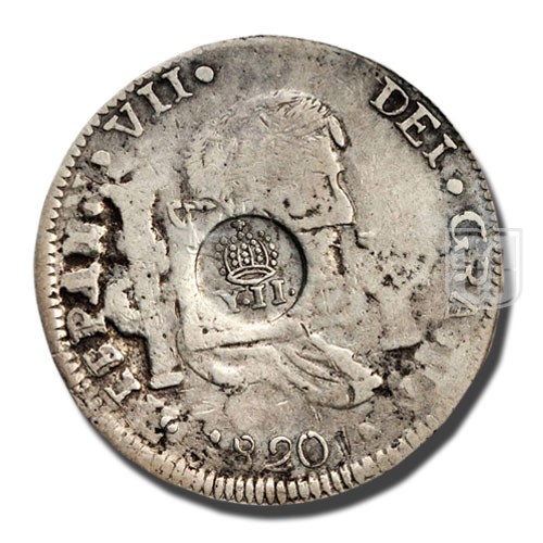 8 Reales | No Date (1834-37) | KM 117.1 | O