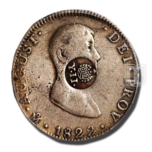 8 Reales | No Date (1834-37) | KM 121 | O