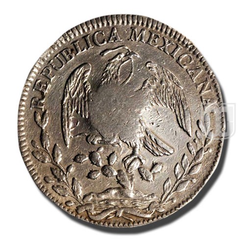 8 Reales | No Date (1834-37) | KM 129 | R