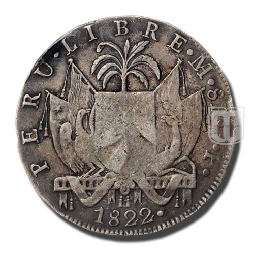 8 Reales | No Date (1834-37) | KM 136 | R