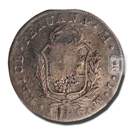 8 Reales | No Date (1834-37) | KM 138.1 | R
