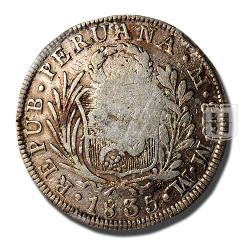 8 Reales | No Date (1834-37) | KM 138.2 | R