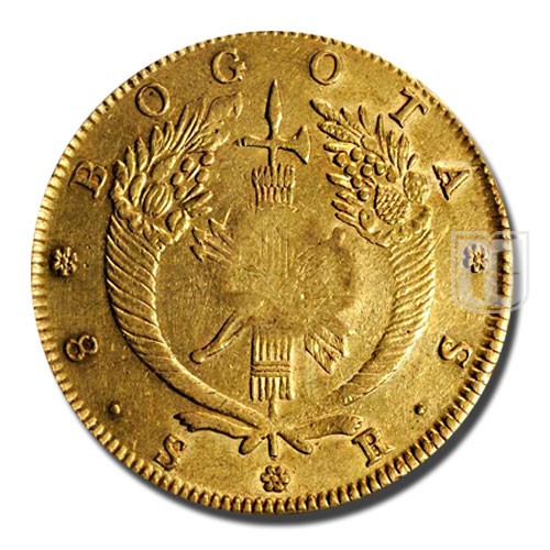 8 Escudos | No Date (1834-37) | KM 141.1 | R