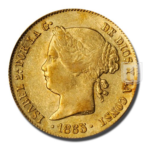 2 Pesos | 1865 | KM 143 | O