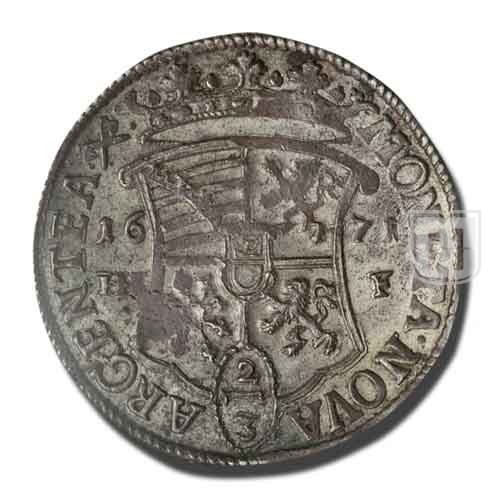 2/3 THALER (Gulden) | 1671 HHF | KM 169 | R