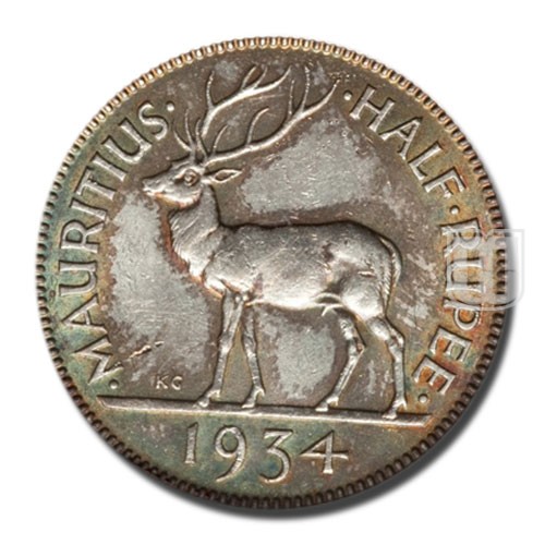 Half Rupee | 1934 | KM 16 | R
