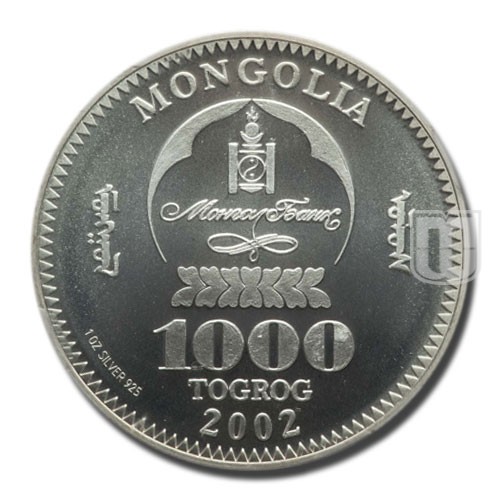 1000 Tugrik | 2002 | KM 199 | O
