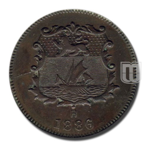 Half Cent | 1886 | KM 1 | O