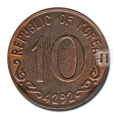 10 Hwan | KE4292 (1959) | KM 1 | R