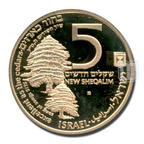 5 New Sheqalim | JE5752-1991 | KM 222 | O