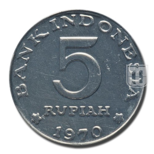 5 Rupiah | 1970 | KM 22 | O