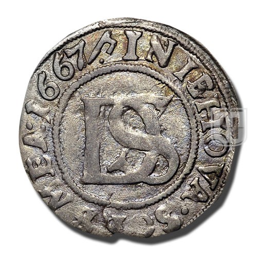 DOPPEL-SCHILLING (1/16 Thaler) | 1667 (b) | KM 241 | R