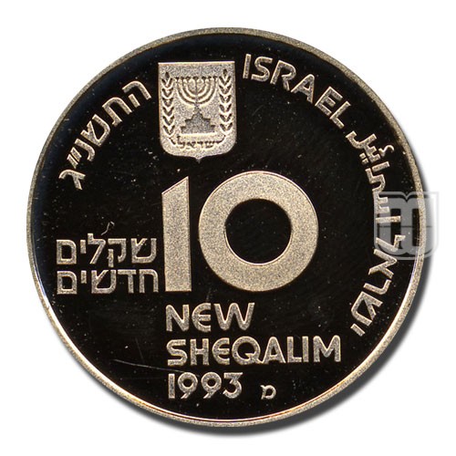 10 New Sheqalim | JE5753-1993 | KM 242 | O