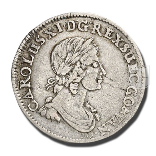 1/3 THALER (1/2 Gulden) | 1672 DS | KM 255 | O