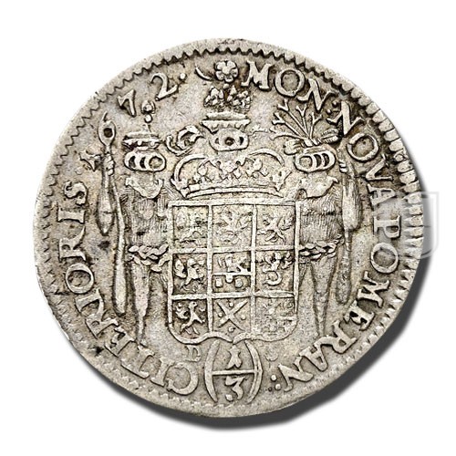 1/3 THALER (1/2 Gulden) | 1672 DS | KM 255 | R