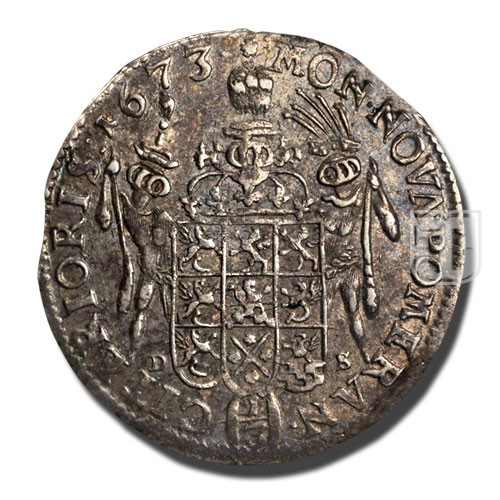 1/3 THALER (1/2 Gulden) | 1673 DS | KM 255 | R