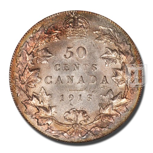 Fifty Cents | 1913 | KM 25 | Coins | Mintage World