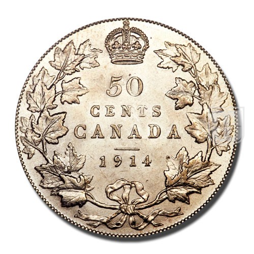 Fifty Cents | 1914 | KM 25 | Coins | Mintage World