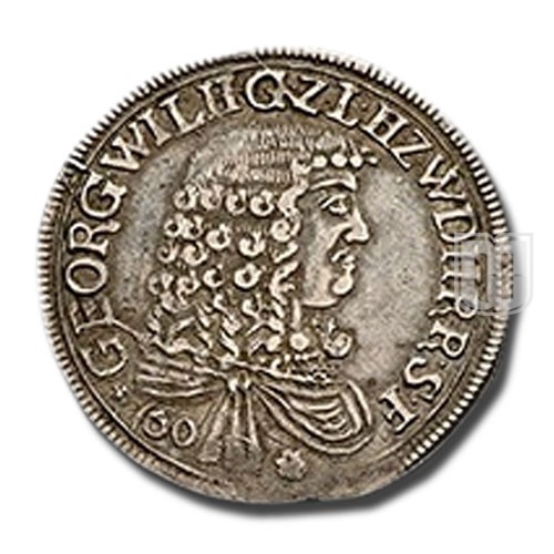 60 KREUZER (Gulden / 2/3 Thaler) | 1677 DZ | KM 25 | O