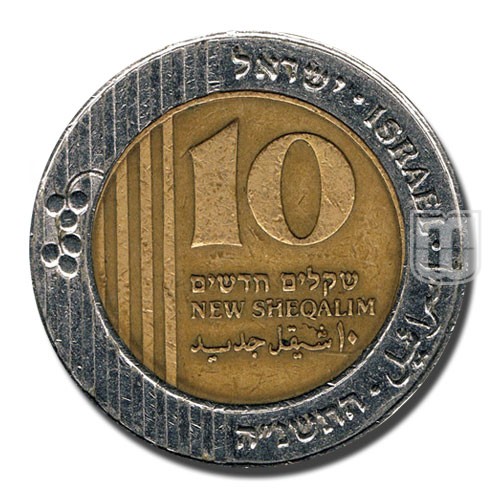 10 New Sheqalim | JE5755 (1995) | KM 273 | O