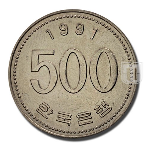 500 Won | 1991 | KM 27 | R