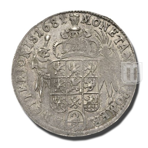 2/3 THALER (Gulden) | 1681 CS | KM 287 | R