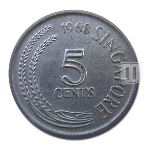 5 Cents | 1968 | KM 2 | O