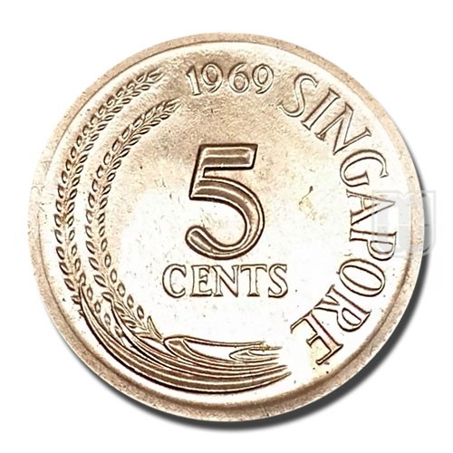 5 Cents | 1969 | KM 2 | O