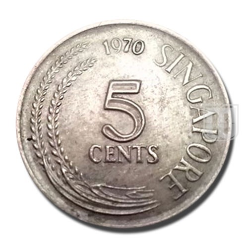 5 Cents | 1970 | KM 2 | O