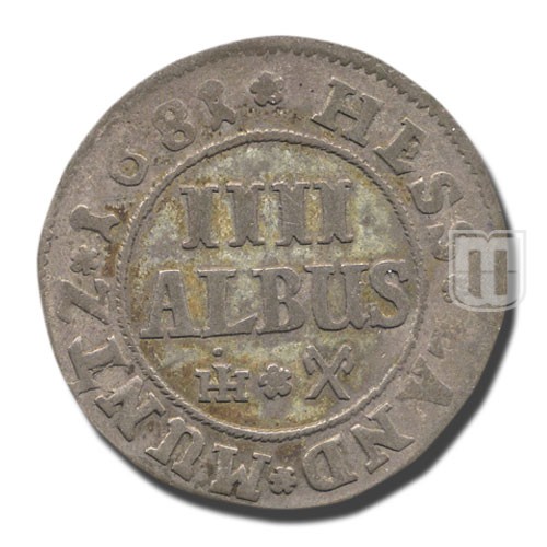 4 ALBUS (1/8 Thaler) | 1681 IH | KM 305 | R